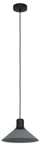 Eglo Abreosa Μοντέρνο Κρεμαστό Φωτιστικό Μονόφωτο Καμπάνα με Ντουί E27 σε Γκρι Χρώμα 99511