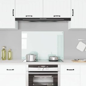 vidaXL Πλάτη Κουζίνας Γαλακτώδες 90 x 60 εκ. από Ψημένο Γυαλί