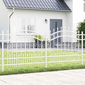 vidaXL Φράχτης Κήπου KAMPEN 240 x 140 cm Mesh Λευκό
