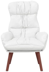 vidaXL Χαλαρωτική Πολυθρόνα Λευκό 69 x 74 x 93 εκ. Τεχνητό δέρμα