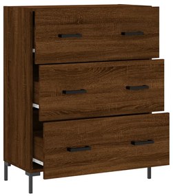 vidaXL Ντουλάπι Καφέ Δρυς 69,5 x 34 x 90 εκ. Επεξεργασμένο Ξύλο