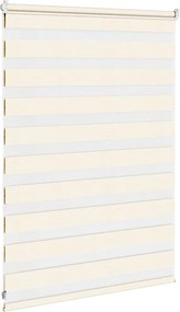 vidaXL Ζέβρα τυφλή μπεζ μάρμαρο Πλάτος υφάσματος 110,9 εκ. Πολυεστέρας