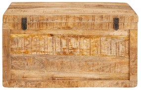 vidaXL Κουτί αποθήκευσης Καφέ 70 x 35 x 40 εκ. Μασίφ ξύλο μάνγκο