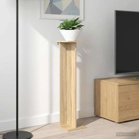 vidaXL Βάση φυτών Sonoma Δρυς 25 x 25,5 x 100,5 εκ. Επεξεργασμένο Ξύλο