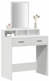 vidaXL Κομμό Υπνοδωματίου Λευκό 79 x 41 x 140 εκ. Επεξεργασμένο ξύλο