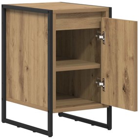 vidaXL Κομοδίνο Καρυδιά Χειροποίητης Εργασίας 39,5 x 30 x 50 εκ