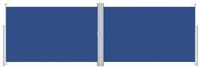 vidaXL Σκίαστρο Πλαϊνό Συρόμενο Μπλε 200 x 600 εκ.