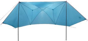 vidaXL Αυτοκινηταγιενν Μπλε 350 x 250 εκ Πολυεστέρας και Χάλυβας