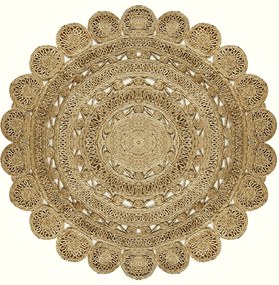 Χαλί Aln600139Kr17 905ANR1854 Cream Conceptum Hypnose 100X100cm Round