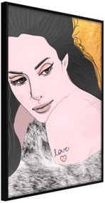 Αφίσα - Love Tattoo - 20x30 - Μαύρο - Χωρίς πασπαρτού