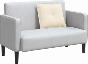 vidaXL Μαξιλάρι Πλάτης Κρεμ 60 x 50 cm Υφασμάτινο Κορντουρά