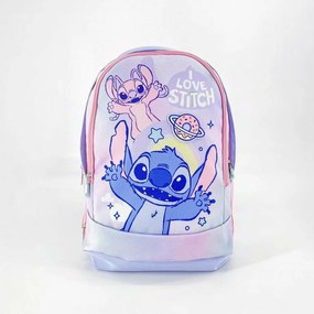 Σχολική Τσάντα Stitch Λιλά 41 cm