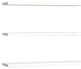 Ραφιέρα τοίχου Edna μελαμίνη σε λευκή απόχρωση 60x14.5x1.8εκ 60x14.5x1.8 εκ.