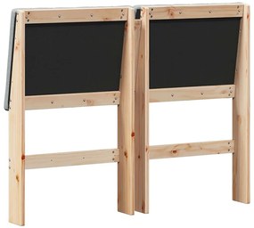 vidaXL Ταπετσαρισμένο κεφαλάρι Ανοιχτό γκρι 120 cm