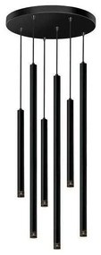 Κρεμαστό Φωτιστικό Οροφής 100-09710-13 Luma-100-09710-13-BLACK-Μαύρο 100-09710-13-BLACK