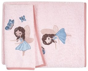 Πετσέτες Βρεφικές 8849 (Σετ 2τμχ) Pink-Dusty Rose Greenwich Polo Club Towels Set 70x130cm 100% Cotton