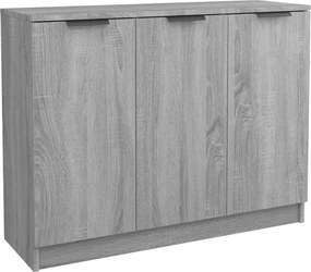 vidaXL Ντουλάπι Γκρι Sonoma 90,5 x 30 x 70 εκ. από Επεξεργασμένο Ξύλο