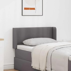 vidaXL Αυτιά Κεφαλής 2 pcs Γκρι 40 x 16 x 5 εκ. Τεχνητό δέρμα
