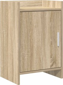 vidaXL Κομοδίνα Sonoma Δρυς 40 x 30 x 60 cm Επεξεργασμένο Ξύλο