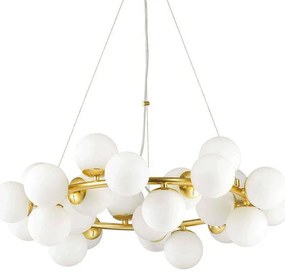 Φωτιστικό Οροφής Dna 208398 70,5x28,5/237,5cm 25xG9 15W White Ideal Lux