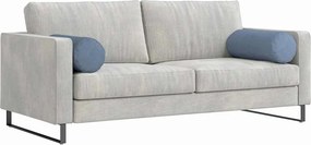 vidaXL Μαξιλάρια Στήριγμα 2 pcs Μπλε Ø 25 x 70 cm Υφασμάτινο Κορντουρά