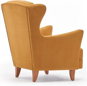 Wing Chair Lola Berjer - Gold Gold