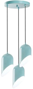 Φωτιστικό Οροφής Kesik 892OPV2079 Φ40x121cm 3xE27 40W Turquoise Opviq