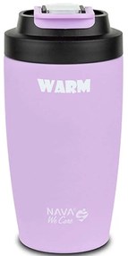 Ποτήρι - Θερμός Με Καλαμάκι We Care 10-110-031 Φ8,5x18,5cm 500ml Lilac Nava