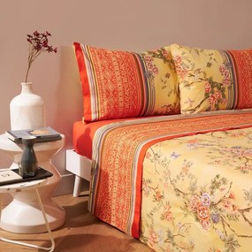 Σεντόνια Pallanza (Σετ 4τμχ) Yellow Bassetti Υπέρδιπλo 250x280cm 100% Βαμβάκι