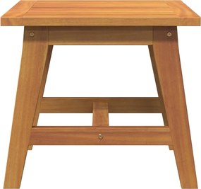 vidaXL Τραπεζάκι Πλευράς Φυσικό Λάδι 45 x 45 x 40 cm