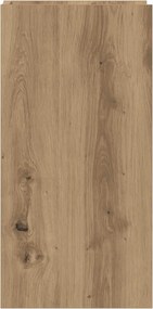 vidaXL Βάση φυτών με ράφι 2 pcs Τεχνίτικη Δρυς 30 x 30 x 60 cm