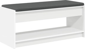 vidaXL Παγκάκι Χαλωρίου Λευκός 103 x 38 x 45 εκ