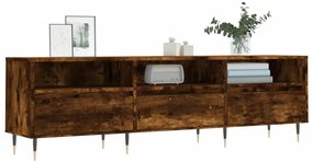 vidaXL Έπιπλο Τηλεόρασης Καπνιστή Δρυς 150x30x44,5 εκ. Επεξ. Ξύλο