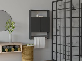 Έπιπλο Μπάνιου Ανθρακί ELA 15x60x87