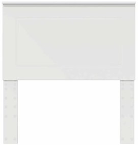 vidaXL Κεφαλάρι με κεφαλάρι Λευκό 100 cm Επεξεργασμένο ξύλο