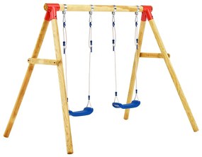 vidaXL Σετ Κούνιας Παιδικό 230 x 130 x 166 εκ. από Ξύλο Πεύκου