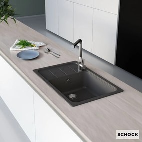 Schock Element 31180 - Νεροχύτης Κουζίνας Γρανίτη 78x50 - Asphalt