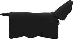 vidaXL Σαμάρι Ίππου Μαύρο Πολυεστέρας