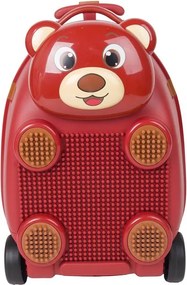 Παιδική Βαλίτσα Zoolittle Trolly Bear με Τουβλάκια
