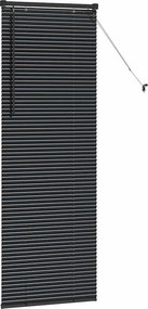 vidaXL Βενετσιάνικες Ρόδες Μαύρο 175 x 65 εκ Αλουμίνιο