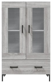vidaXL Ντουλάπα Γκρι Sonoma 69,5 x 31 x 115 εκ. από Επεξεργασμένο Ξύλο