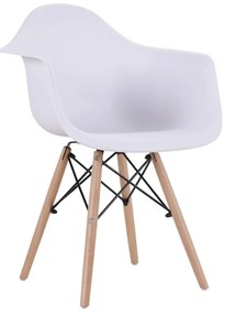 Καρέκλα ArteLibre CORYLUS Λευκό PP 60x60x80cm