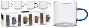 Σετ Κούπες Καφέ γυάλινες Excellent Houseware, χωρητικότητας 70ml - 4 τεμάχια