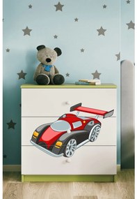 Συρταριέρα Babydreams Cartoon-Prasino-Auto