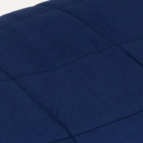 vidaXL Κουβέρτα Βαρύτητας Μπλε 140 x 200 εκ. 6 κ. Υφασμάτινη