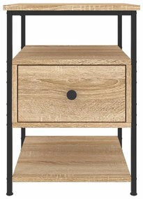 vidaXL Κομοδίνο Sonoma Δρυς 40 x 42 x 56 εκ. από Επεξεργασμένο Ξύλο