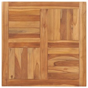 vidaXL Επιφάνεια Τραπεζιού 70 x 70 x 2,5 εκ. από Μασίφ Ξύλο Teak