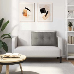 vidaXL Μαξιλάρι Πλάτης Ανοιχτό γκρι 80 x 50 x 19 cm