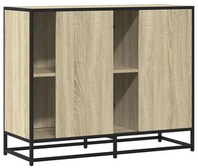 SIDEBOARD SONOMA OAK 92X35X76 CM ΚΑΤΑΣΚΕΥΑΣΜΕΝΟ ΞΥΛΟ 849020