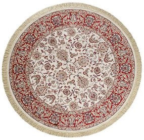 Χαλί Sonia 553/301440 - Cream-Red New Plan 160X160 Round